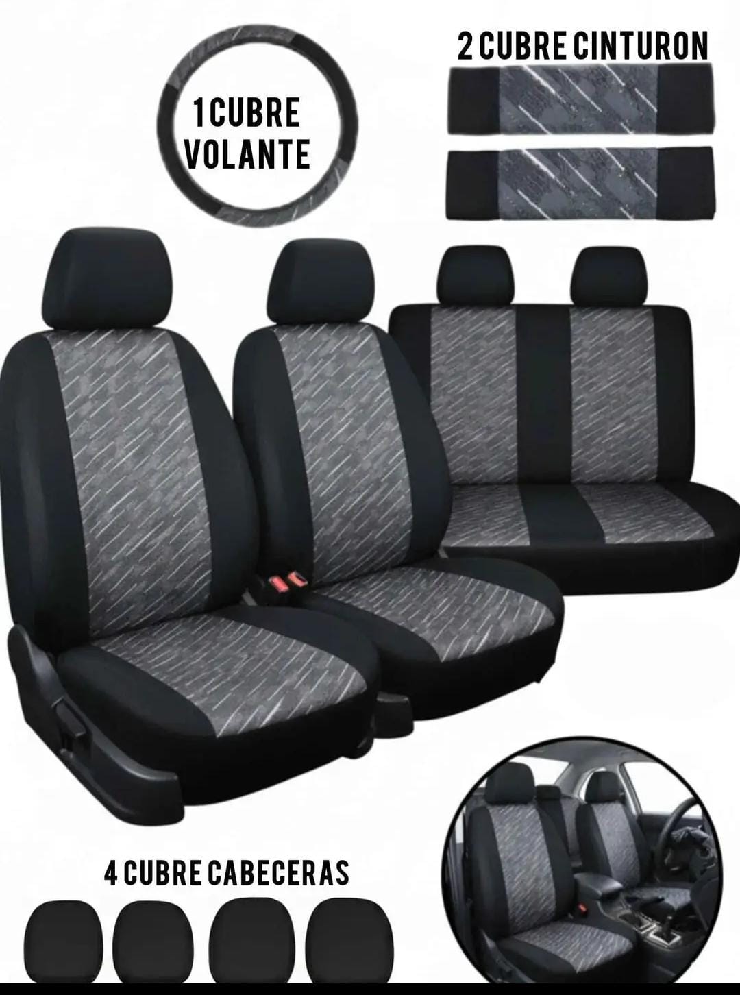 Forro De tela +cubre  Volante